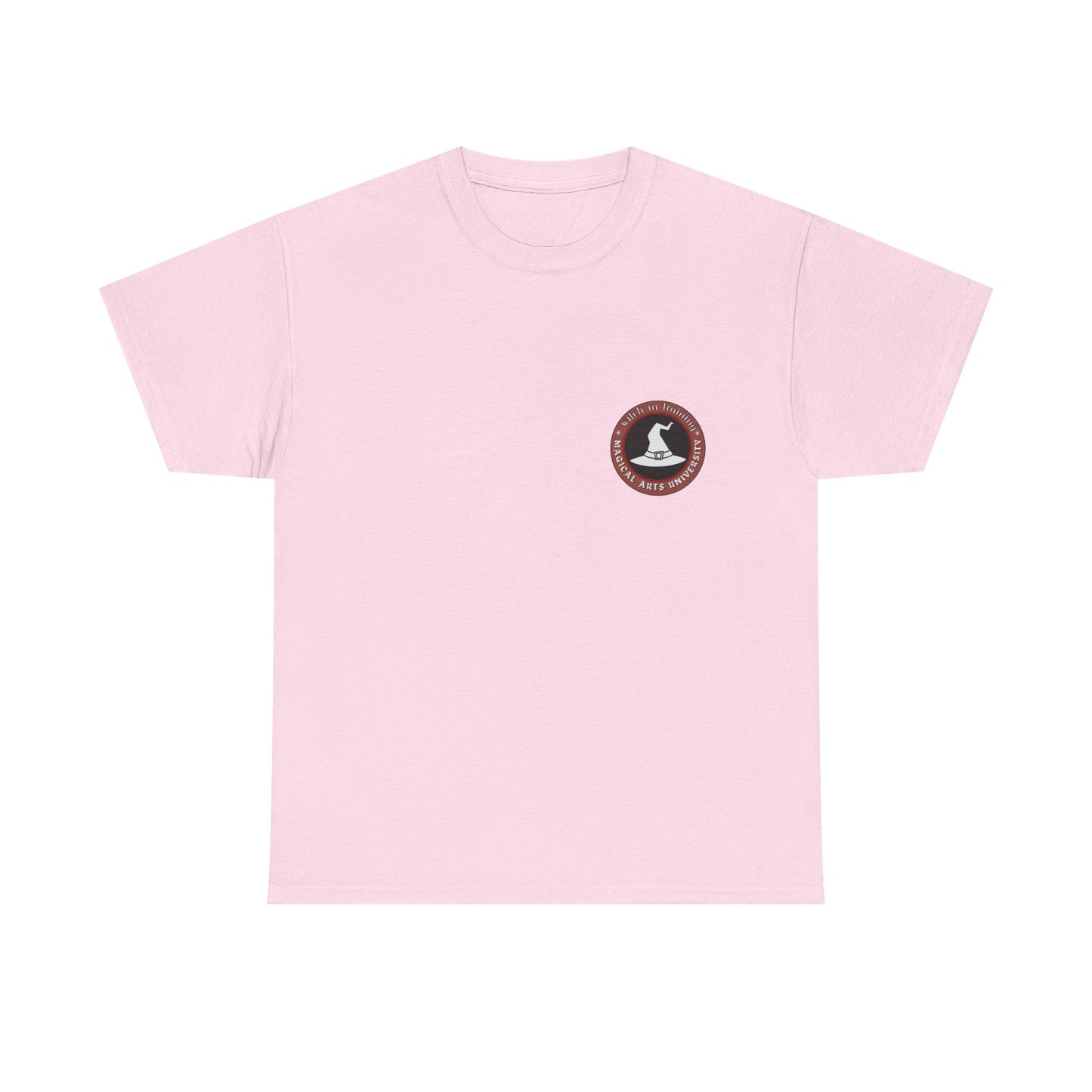 Senior Wizard printed badge front/ Emblem back Unisex Heavy Cotton Tee