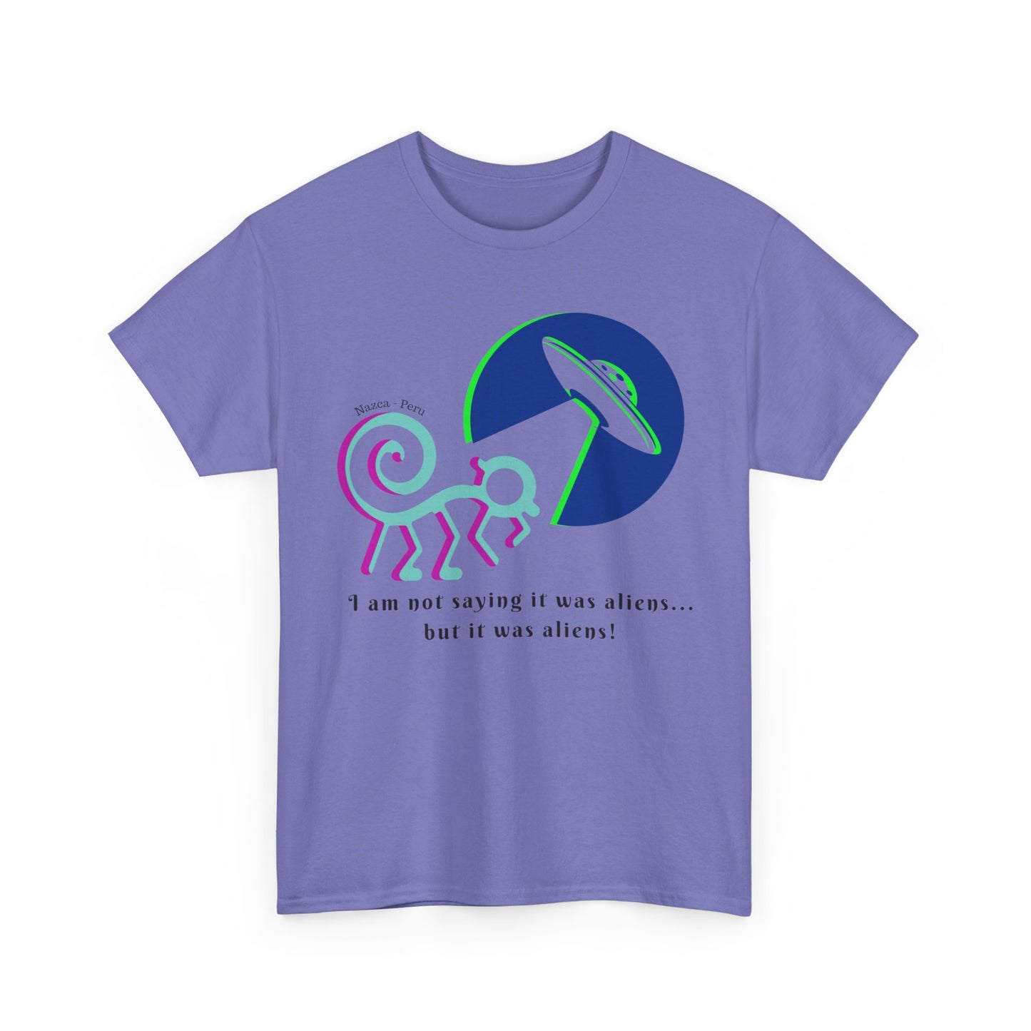 Nazca Peru (UFO) Unisex Heavy Cotton Tee