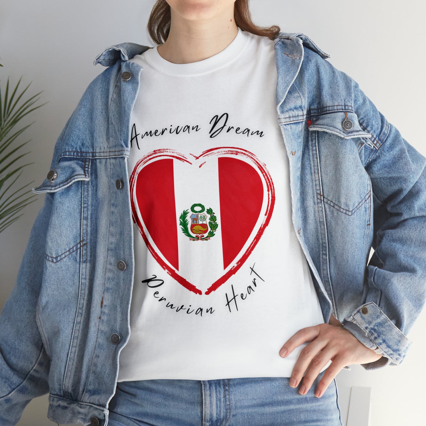 American Dream - Peruvian Heart Unisex Heavy Cotton Tee