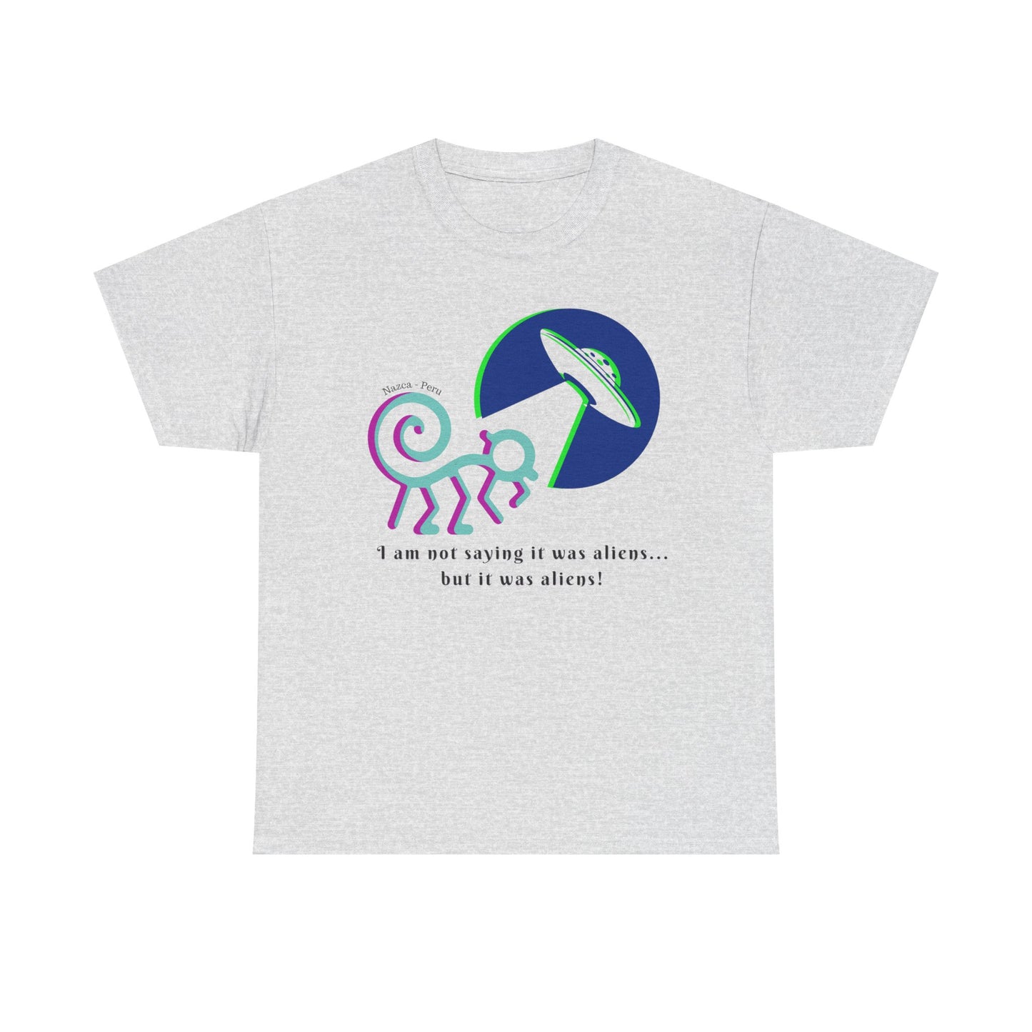 Nazca Peru (UFO) Unisex Heavy Cotton Tee