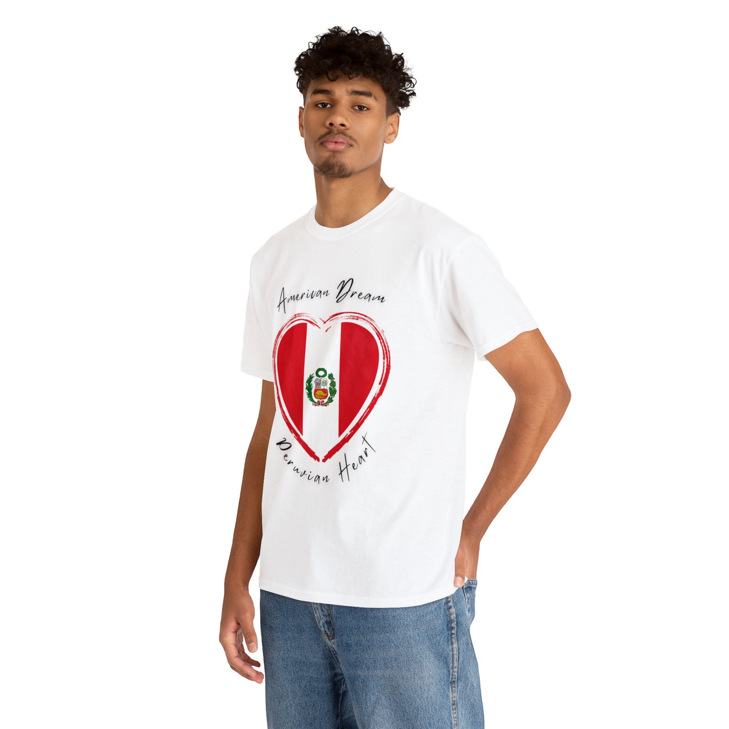 American Dream - Peruvian Heart Unisex Heavy Cotton Tee