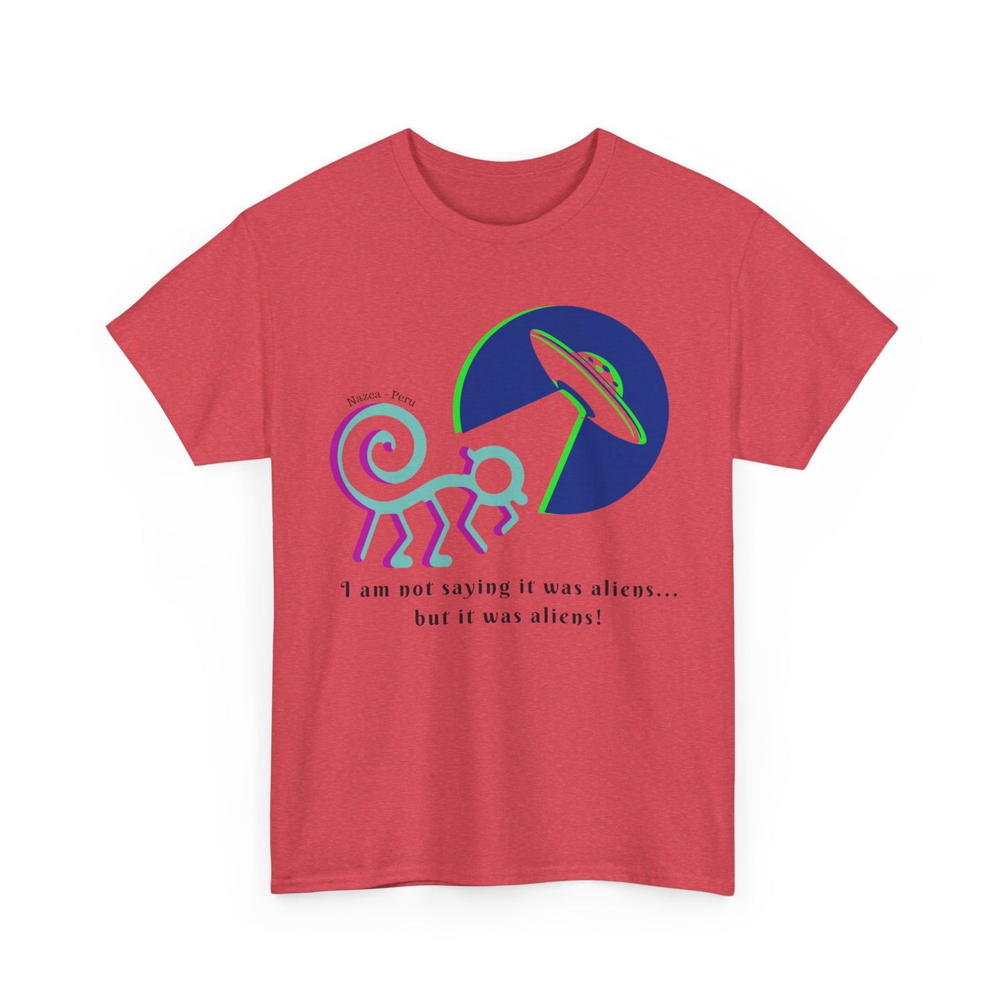 Nazca Peru (UFO) Unisex Heavy Cotton Tee