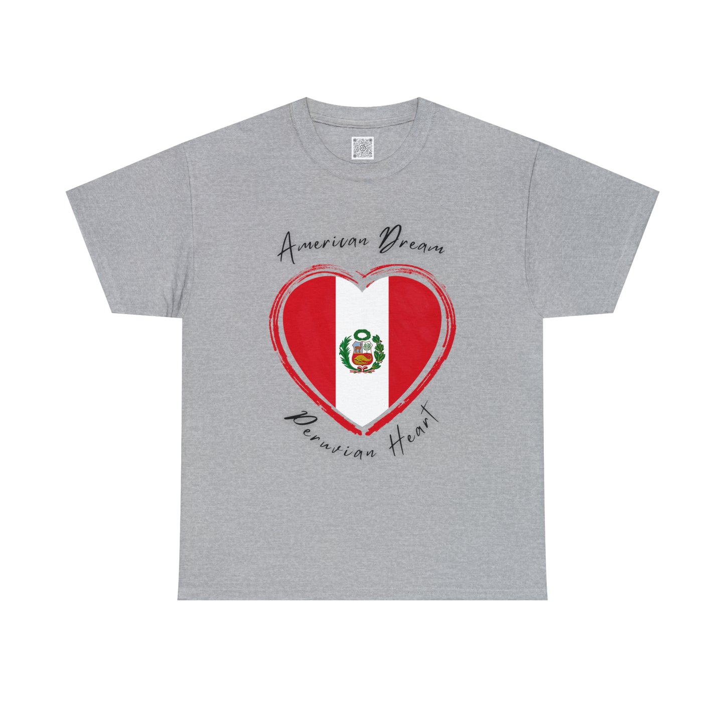 American Dream - Peruvian Heart Unisex Heavy Cotton Tee