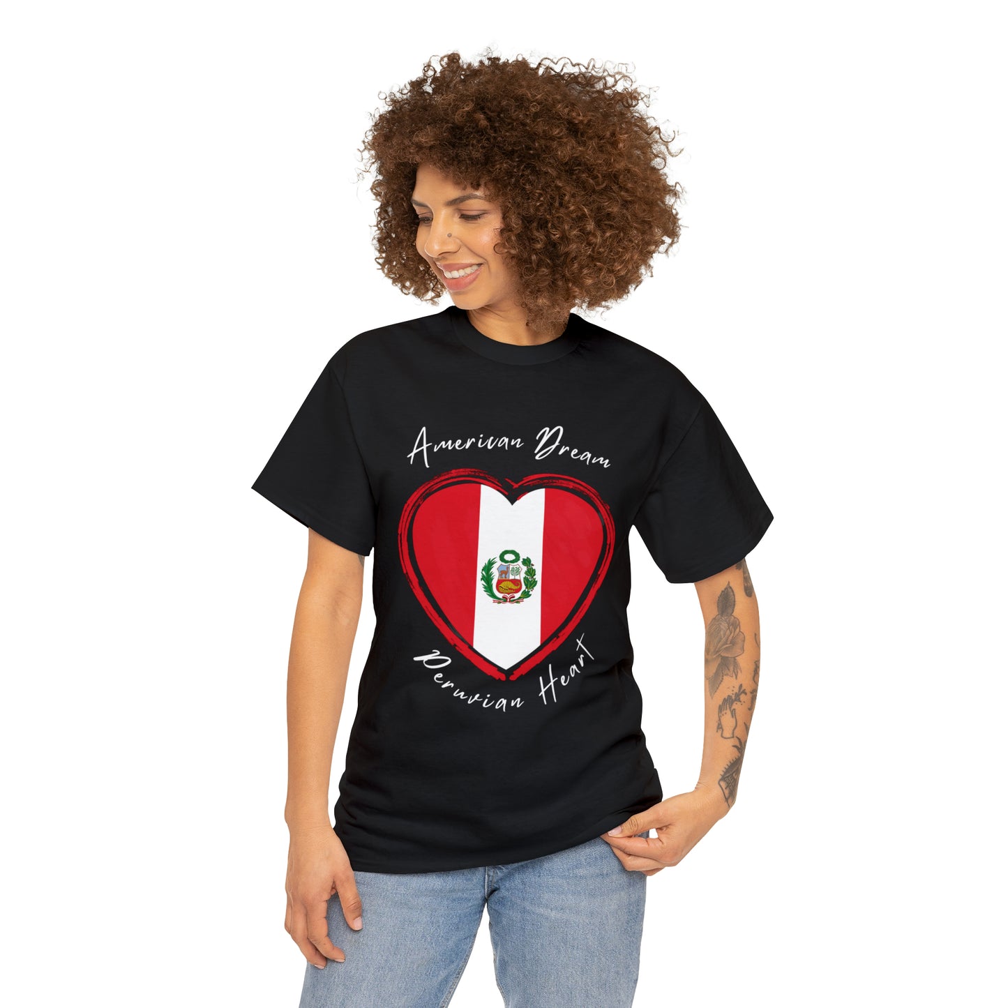 American Dream - Peruvian Heart Unisex Heavy Cotton Tee