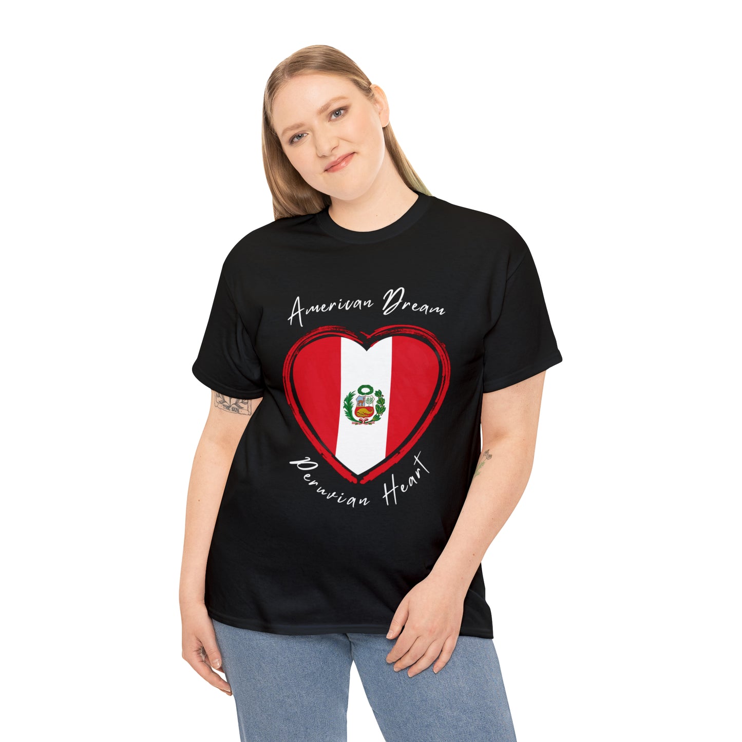 American Dream - Peruvian Heart Unisex Heavy Cotton Tee