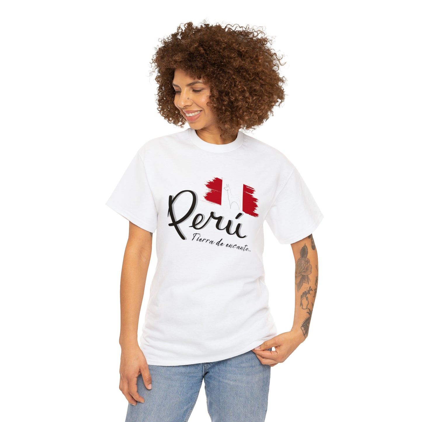 Peru Tierra de Encanto Unisex Heavy Cotton Tee