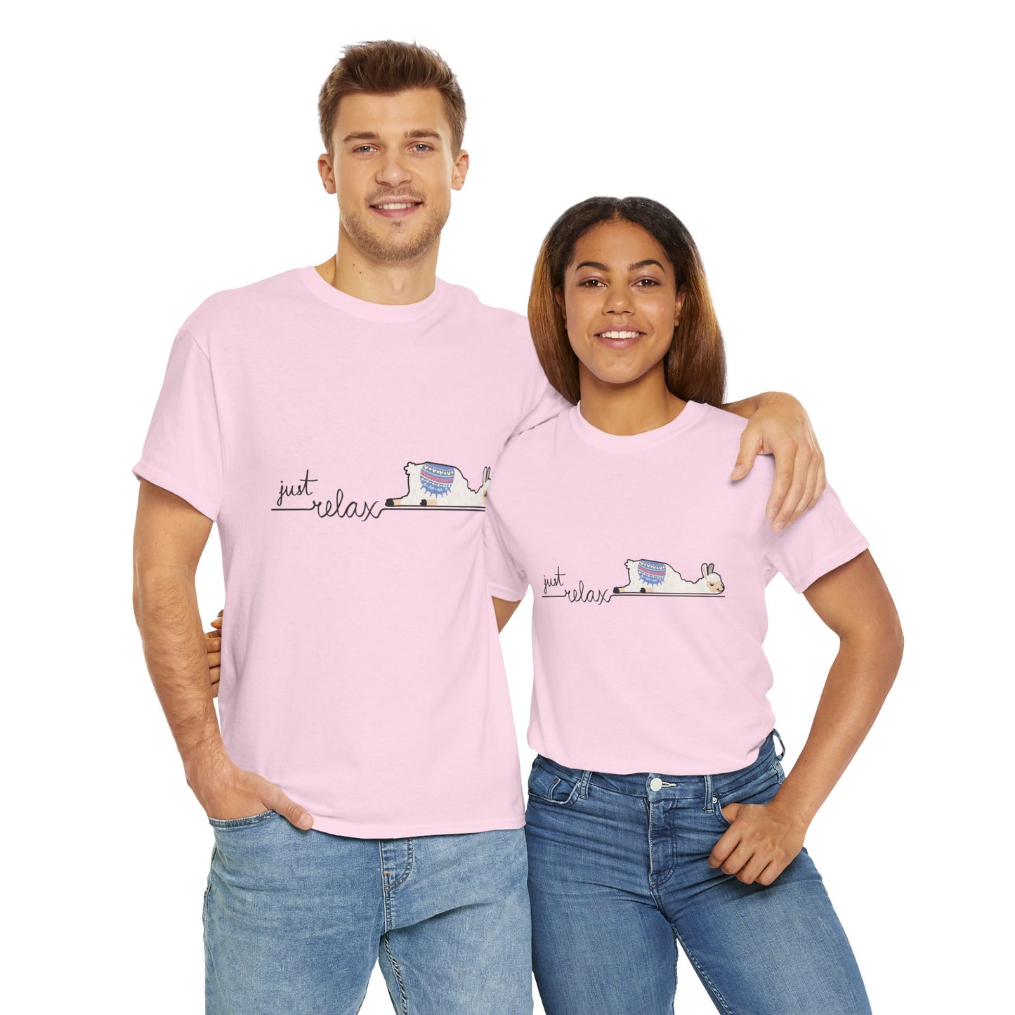 Just Relax llama 1 Unisex Heavy Cotton Tee