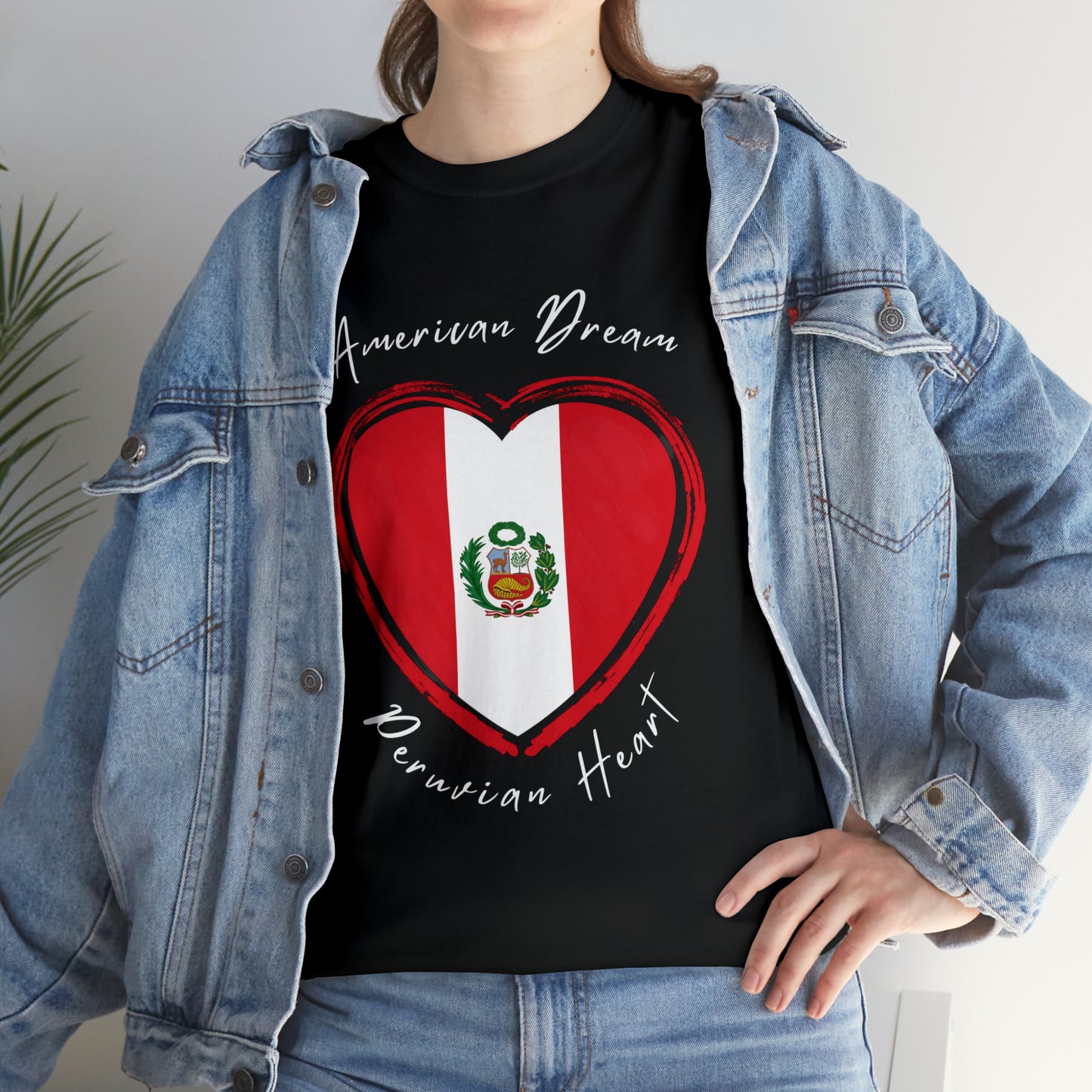 American Dream - Peruvian Heart Unisex Heavy Cotton Tee