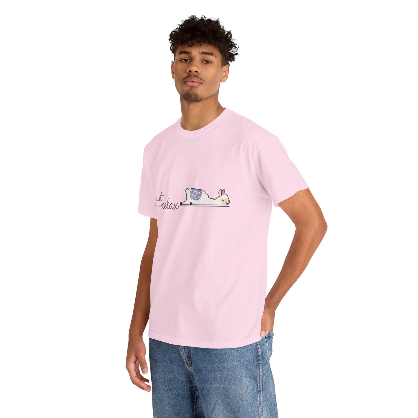Just Relax llama 1 Unisex Heavy Cotton Tee