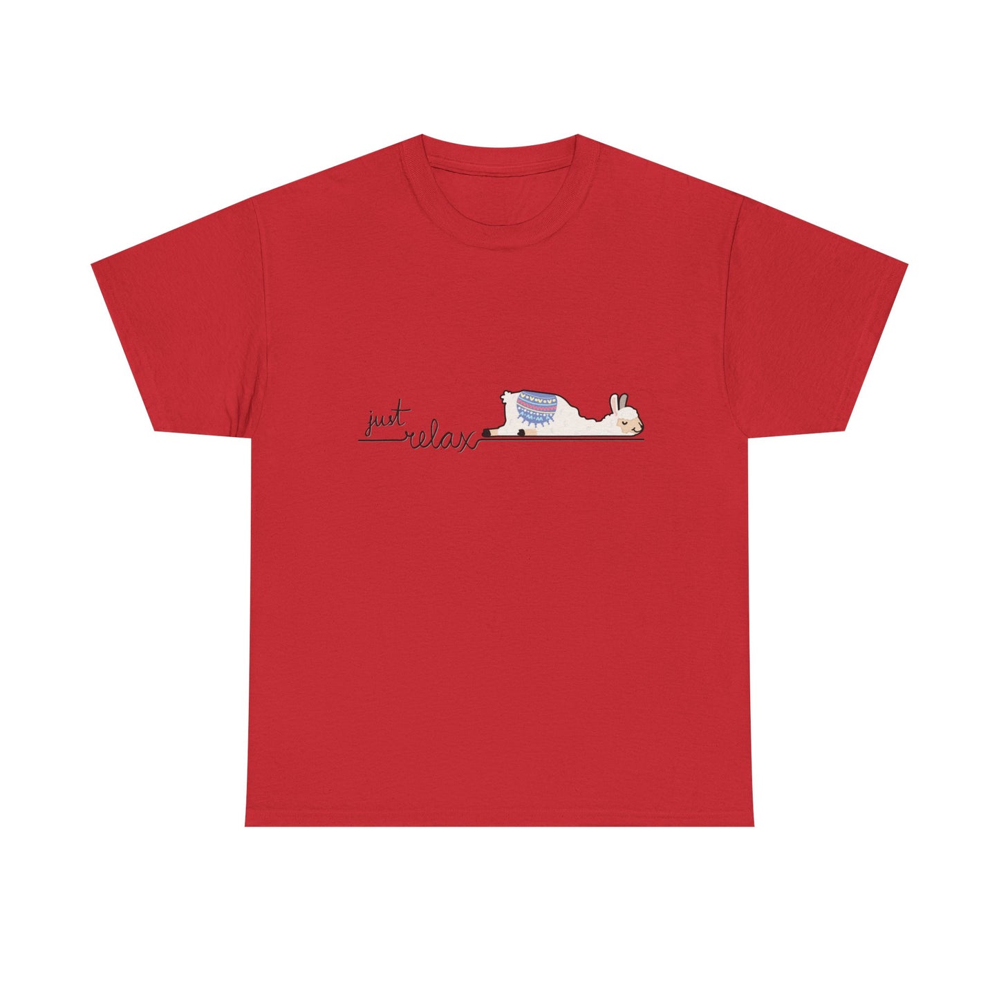 Just Relax llama 1 Unisex Heavy Cotton Tee