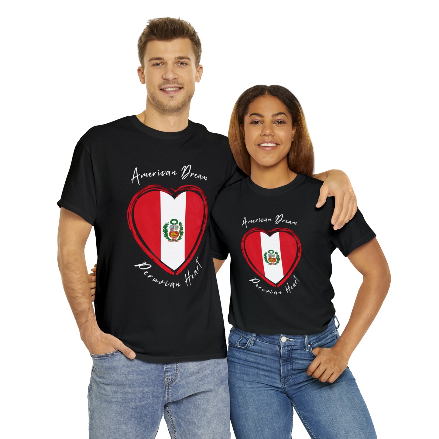 American Dream - Peruvian Heart Unisex Heavy Cotton Tee