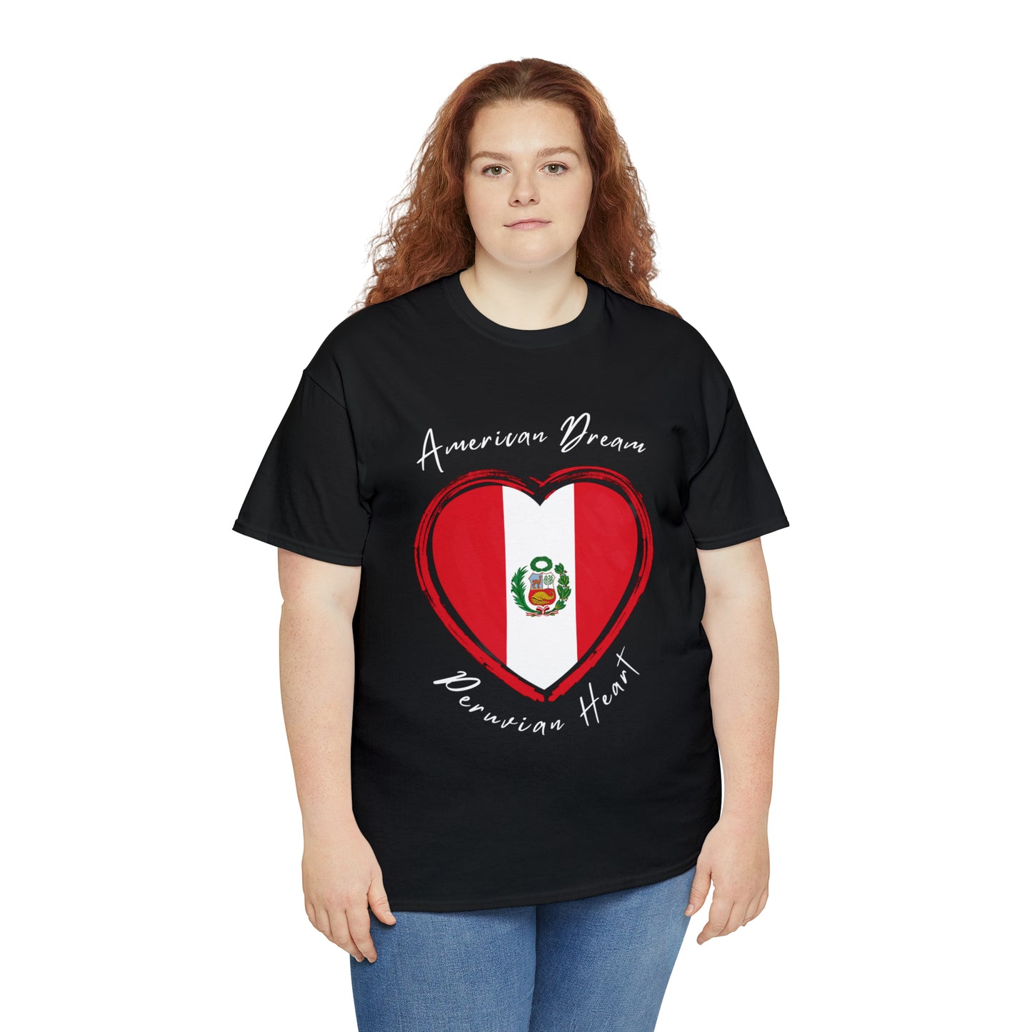 American Dream - Peruvian Heart Unisex Heavy Cotton Tee