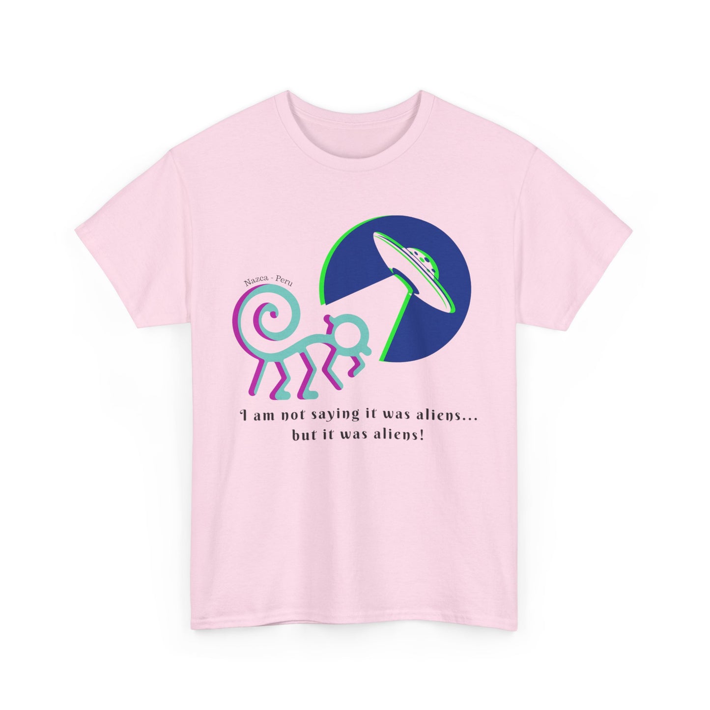 Nazca Peru (UFO) Unisex Heavy Cotton Tee