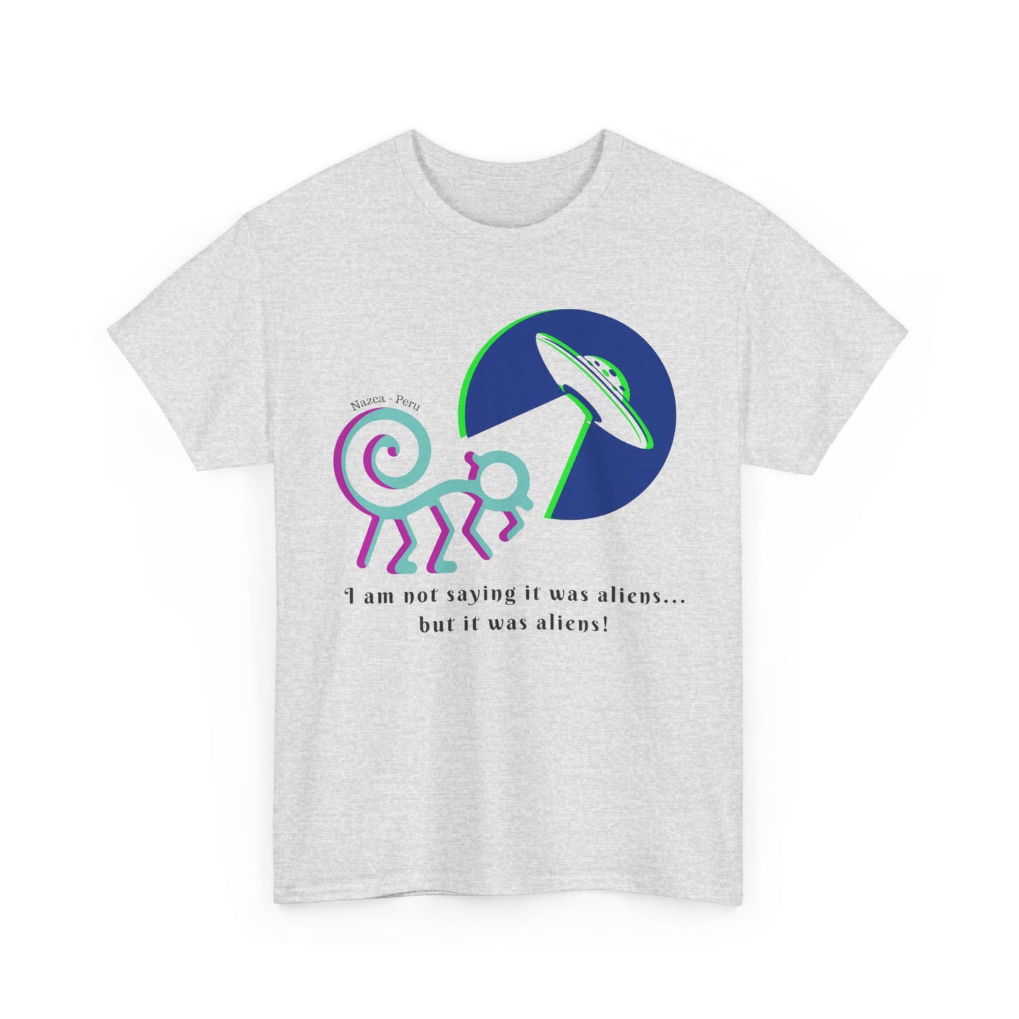 Nazca Peru (UFO) Unisex Heavy Cotton Tee