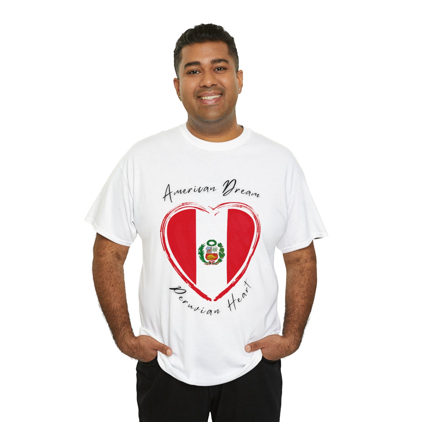 American Dream - Peruvian Heart Unisex Heavy Cotton Tee
