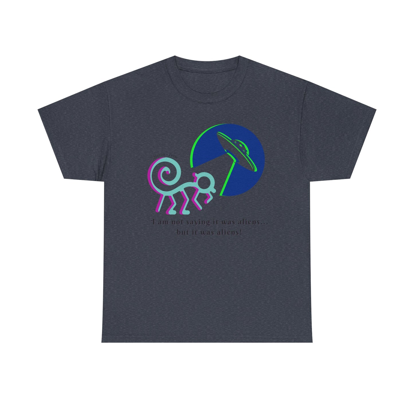 Nazca Peru (UFO) Unisex Heavy Cotton Tee