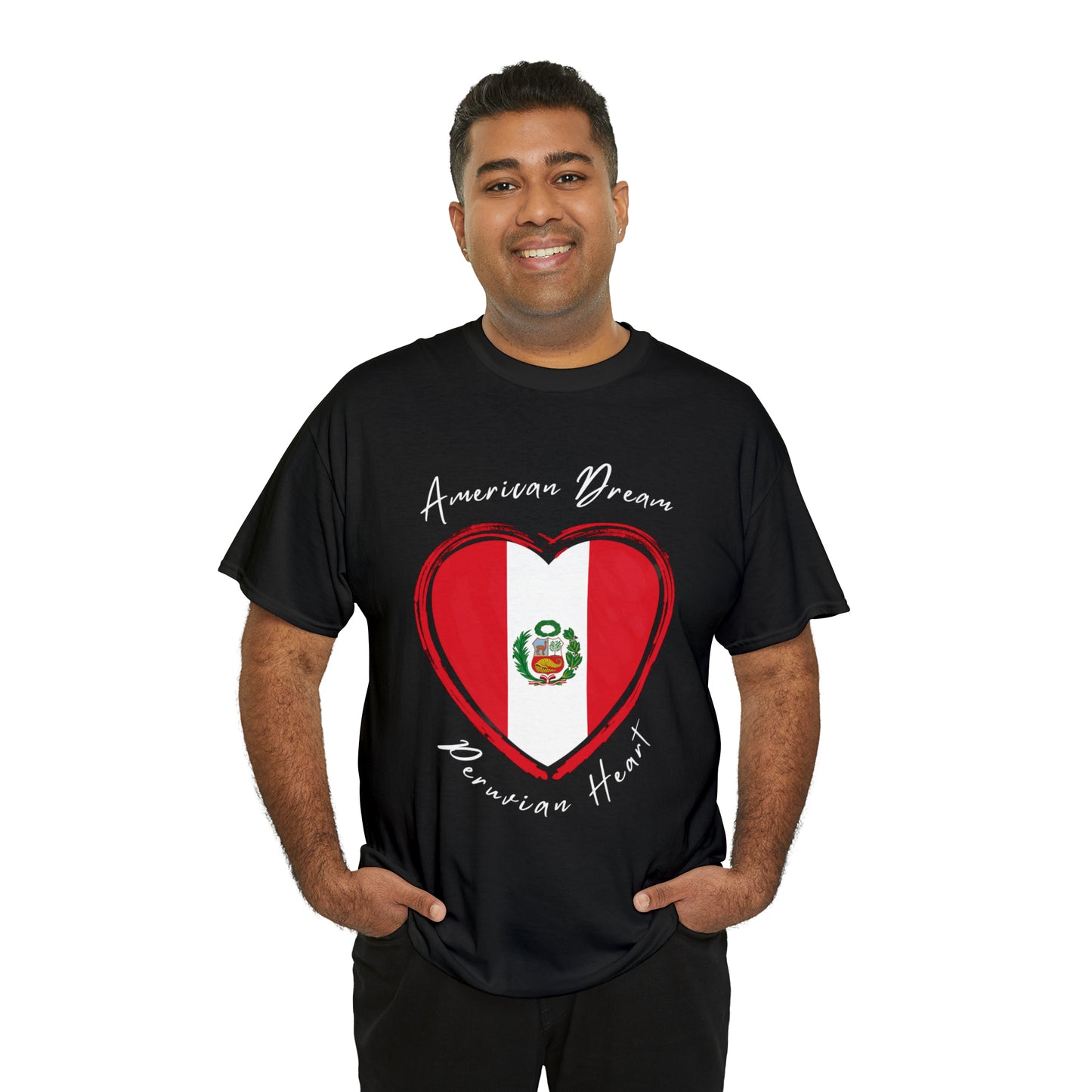 American Dream - Peruvian Heart Unisex Heavy Cotton Tee
