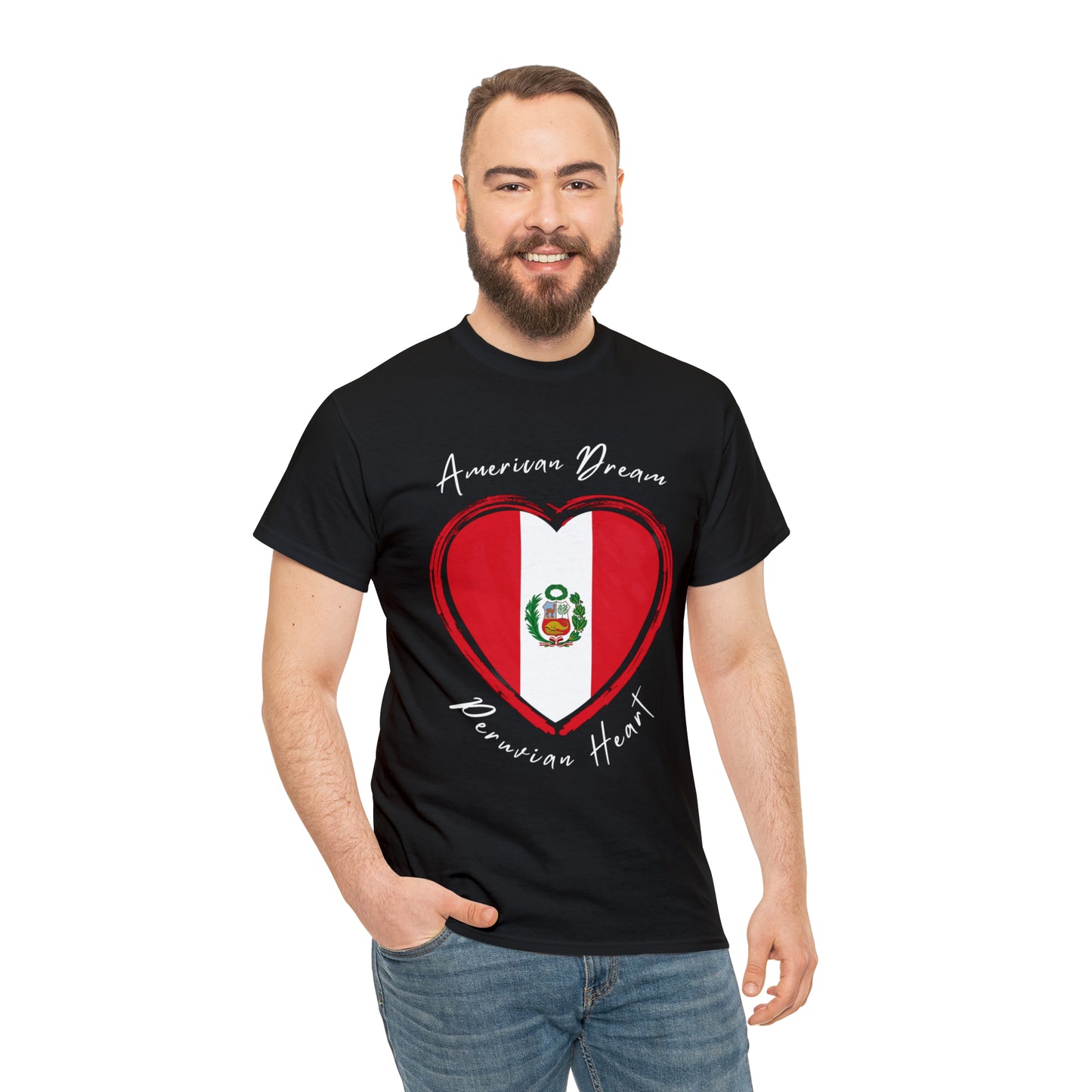 American Dream - Peruvian Heart Unisex Heavy Cotton Tee