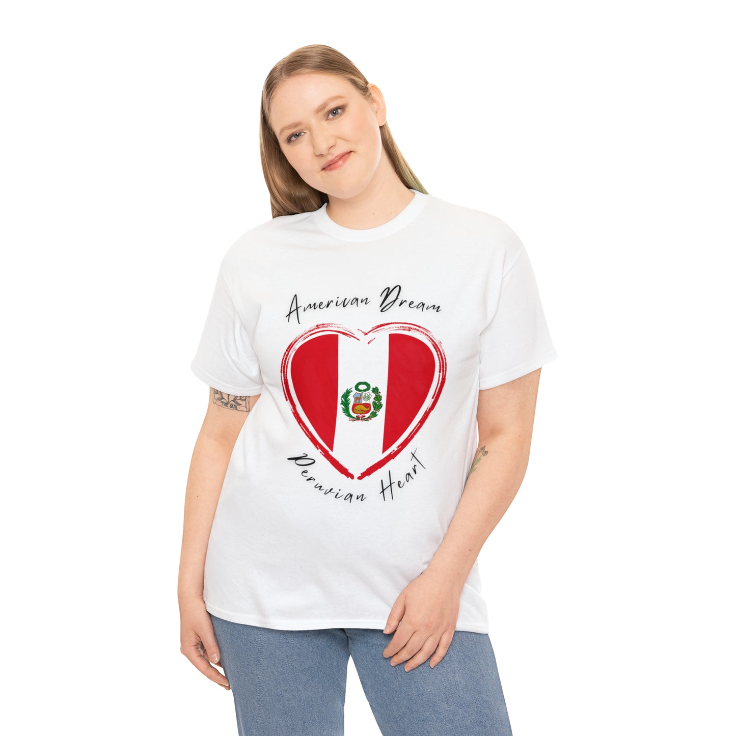American Dream - Peruvian Heart Unisex Heavy Cotton Tee