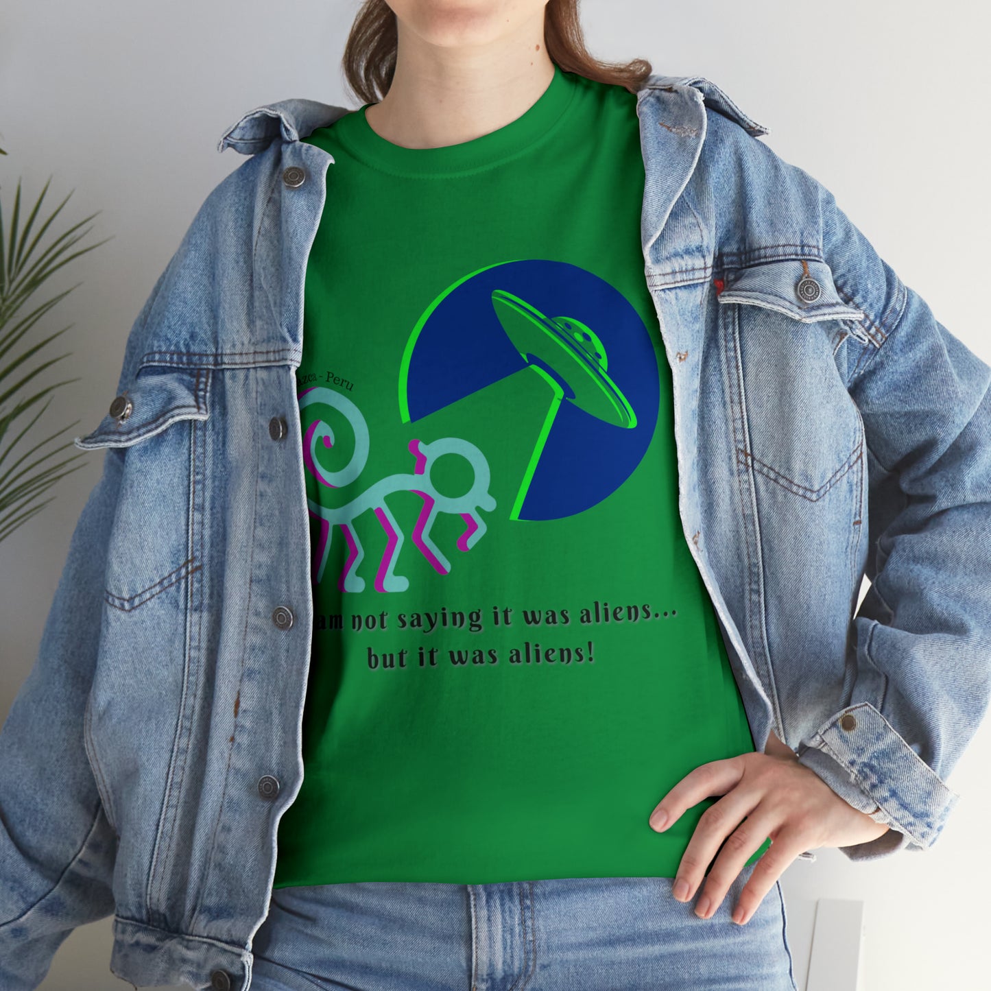 Nazca Peru (UFO) Unisex Heavy Cotton Tee
