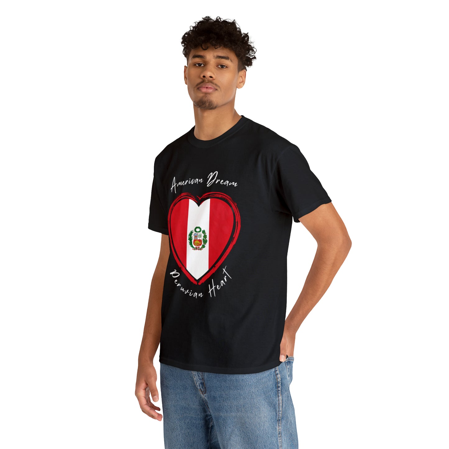 American Dream - Peruvian Heart Unisex Heavy Cotton Tee