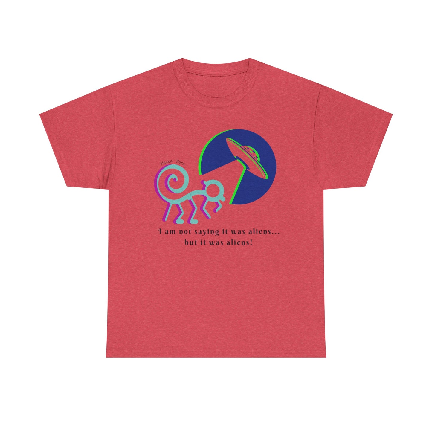 Nazca Peru (UFO) Unisex Heavy Cotton Tee
