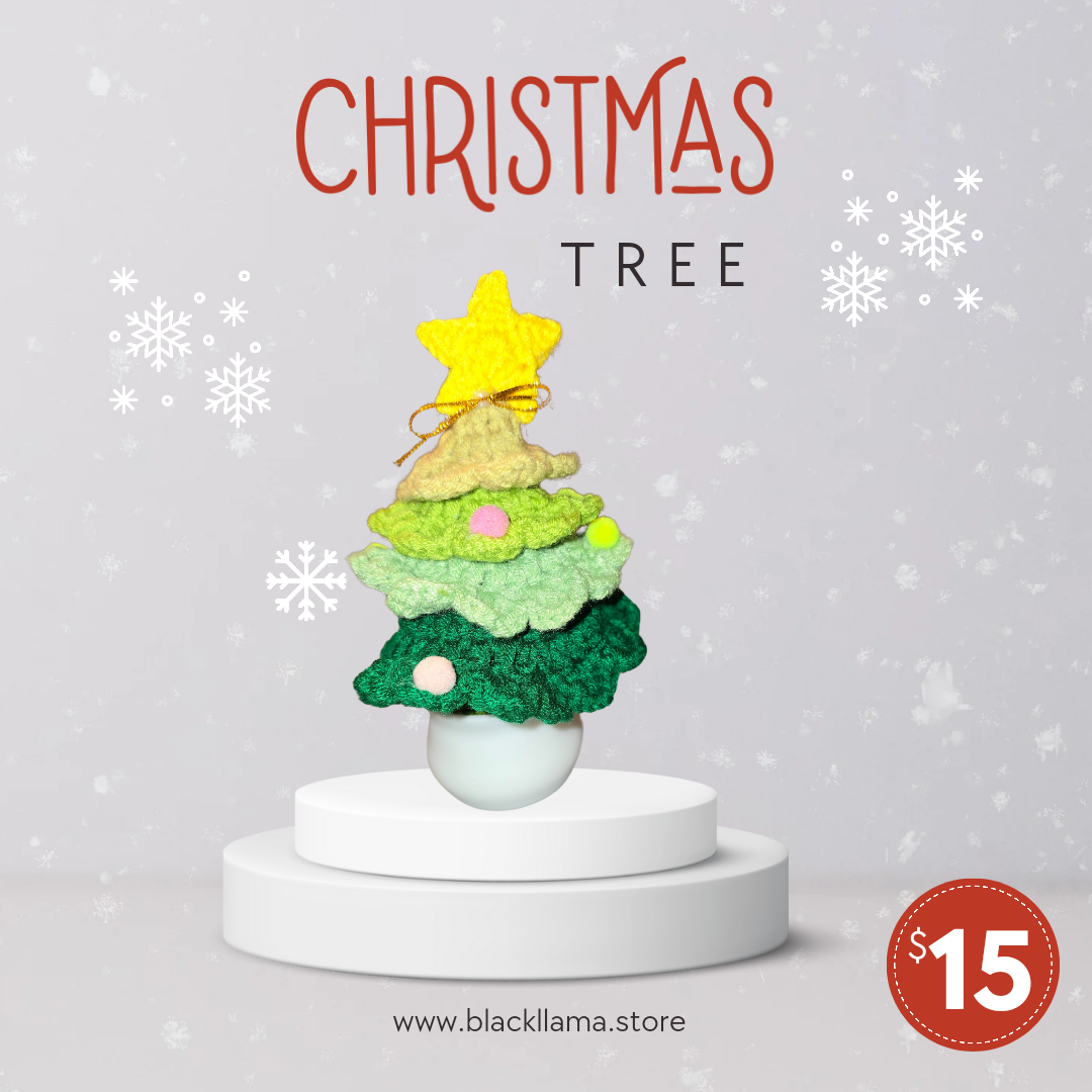 Christmas Tree Pot Crochet