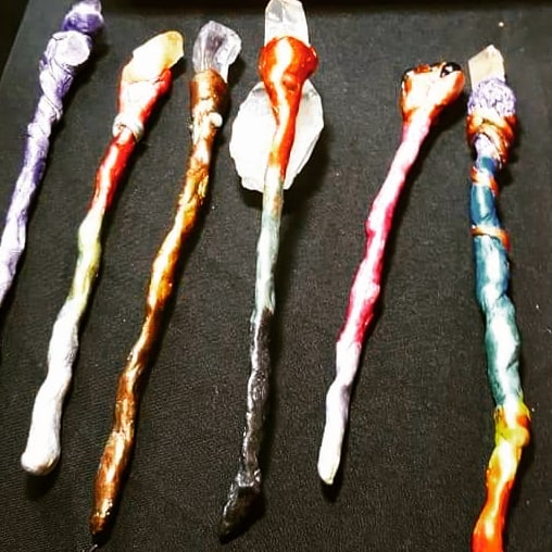 Custom Handmade Gemstone Wands