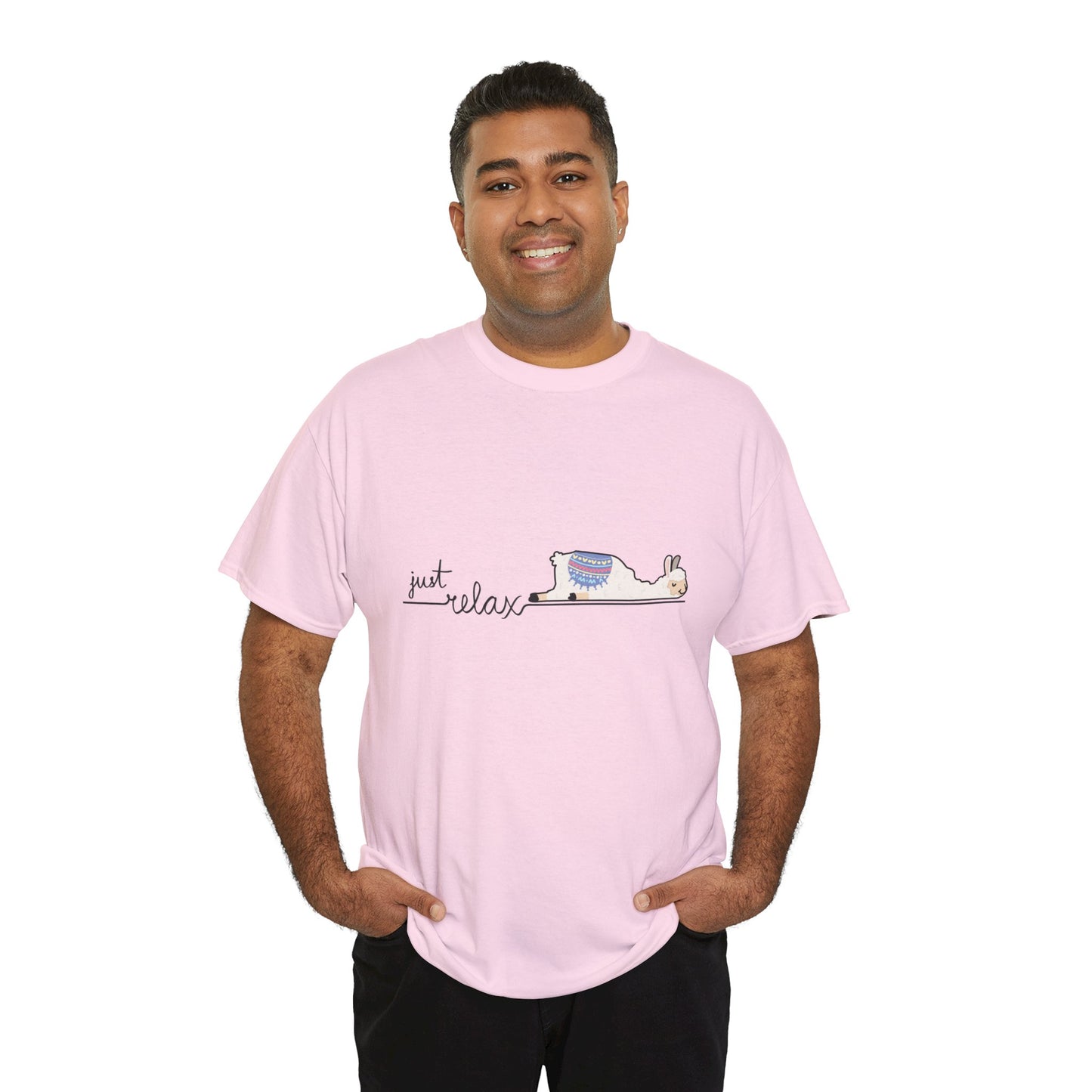 Just Relax llama 1 Unisex Heavy Cotton Tee
