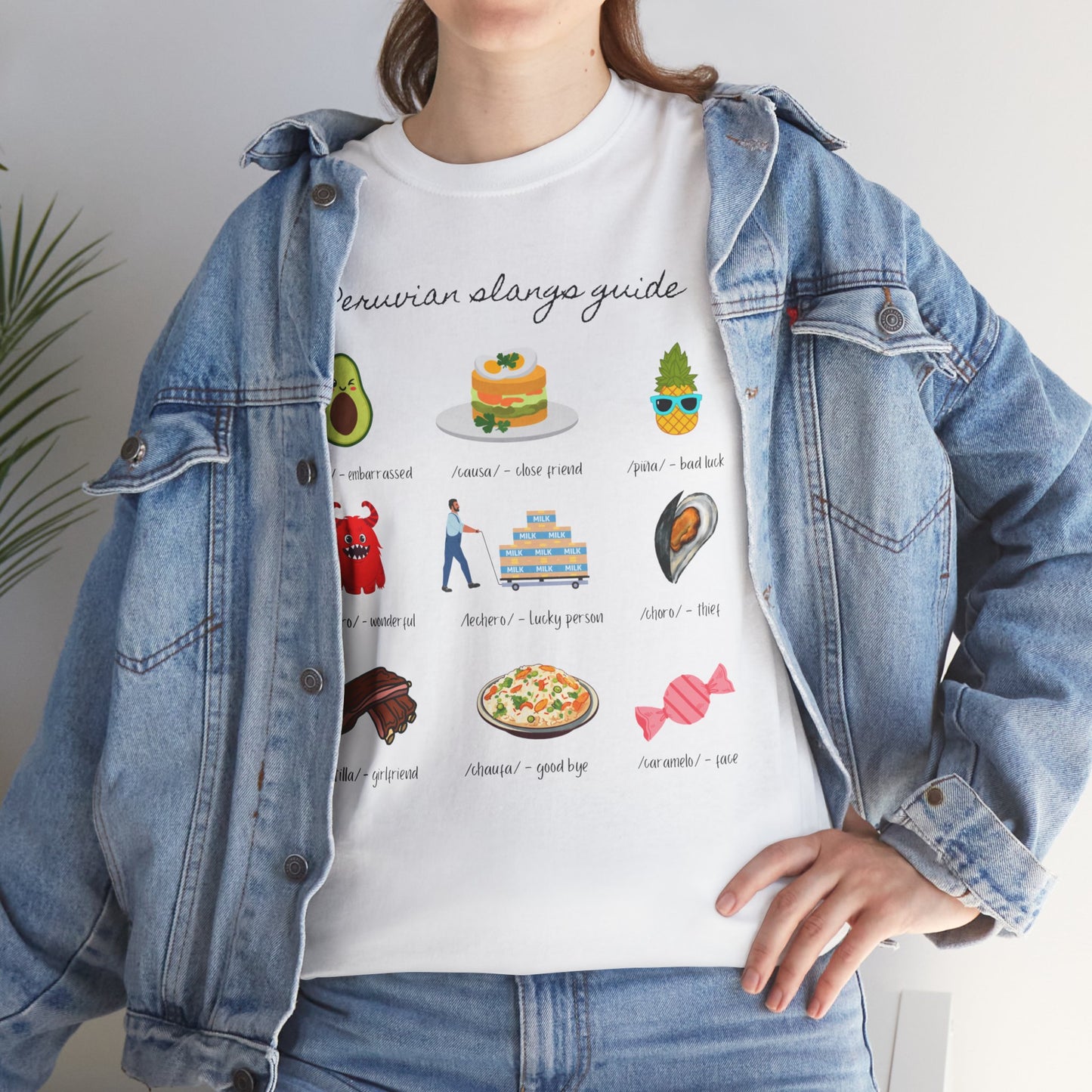 Peruvian Slang Guide Unisex Heavy Cotton Tee