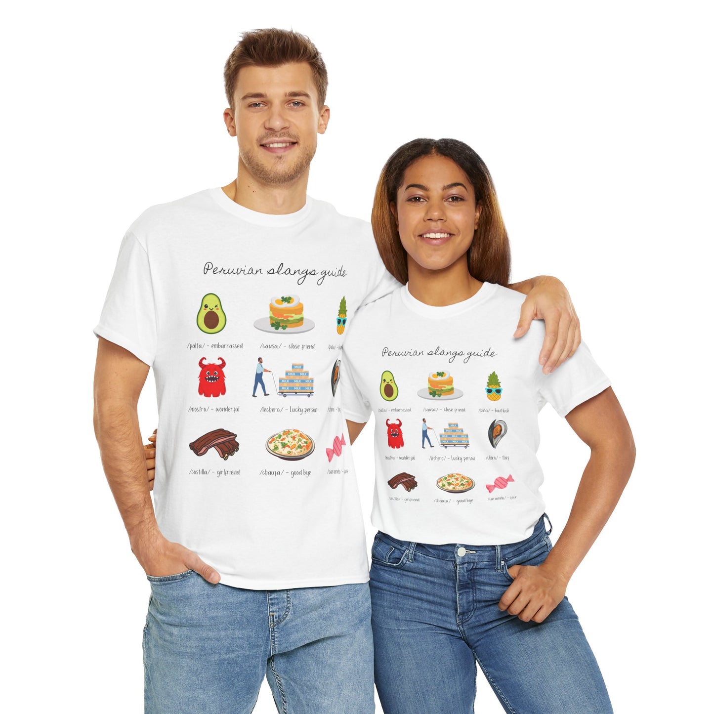 Peruvian Slang Guide Unisex Heavy Cotton Tee