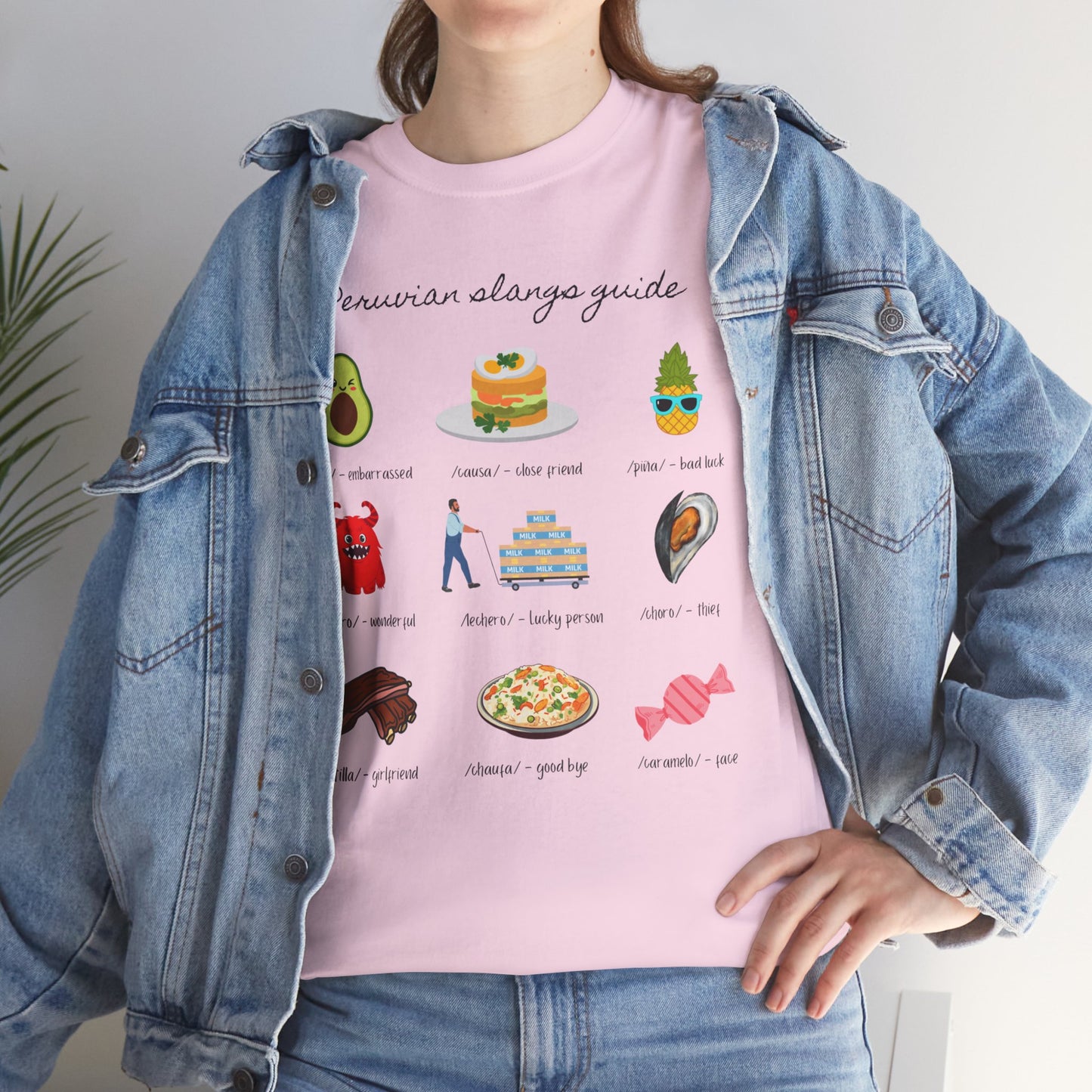 Peruvian Slang Guide Unisex Heavy Cotton Tee