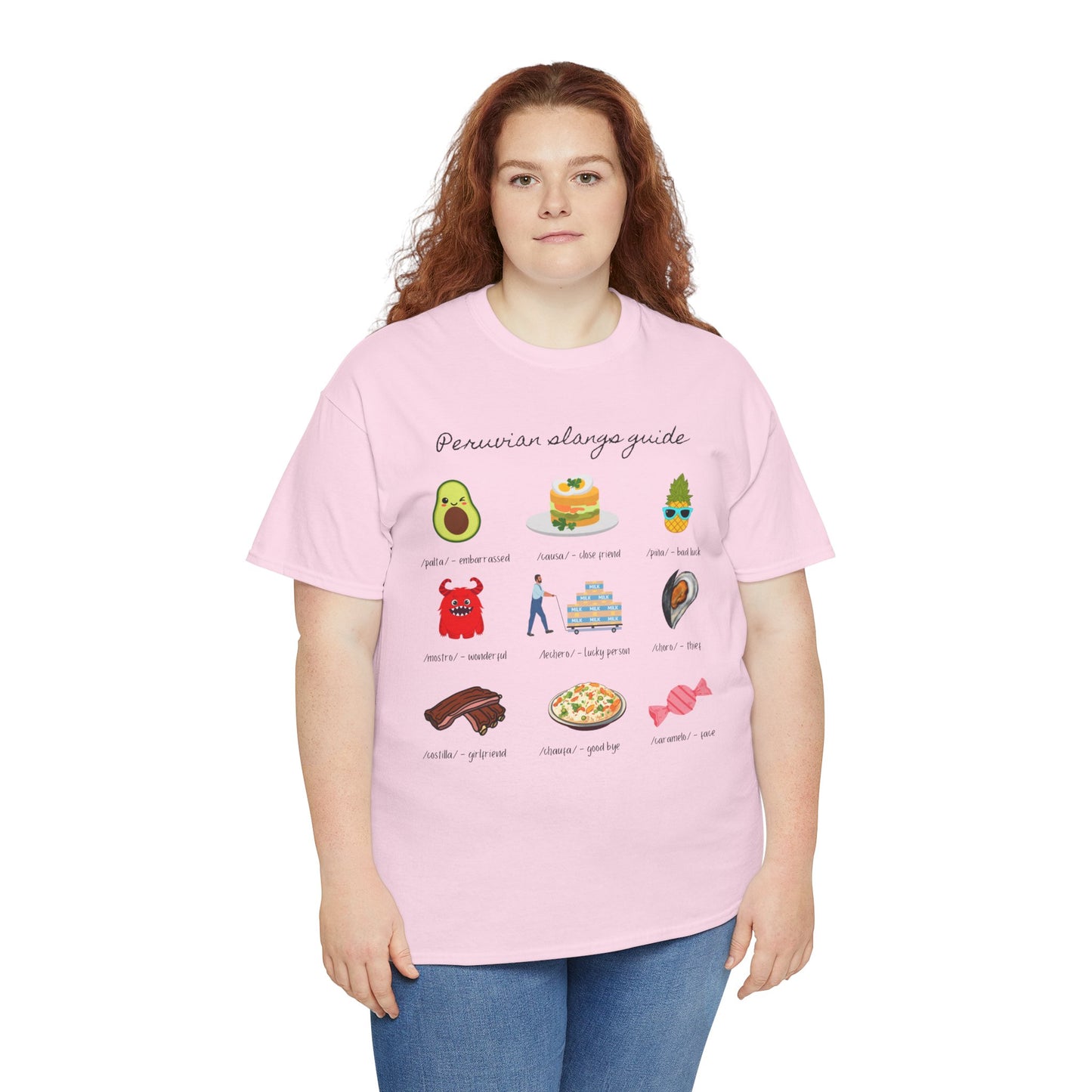Peruvian Slang Guide Unisex Heavy Cotton Tee