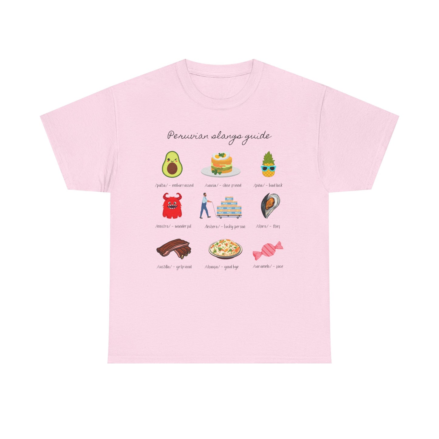 Peruvian Slang Guide Unisex Heavy Cotton Tee