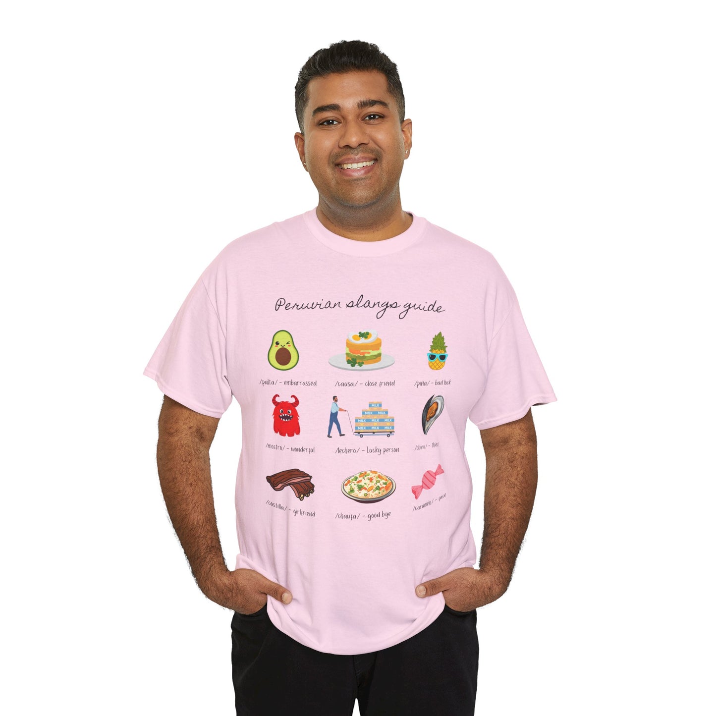 Peruvian Slang Guide Unisex Heavy Cotton Tee