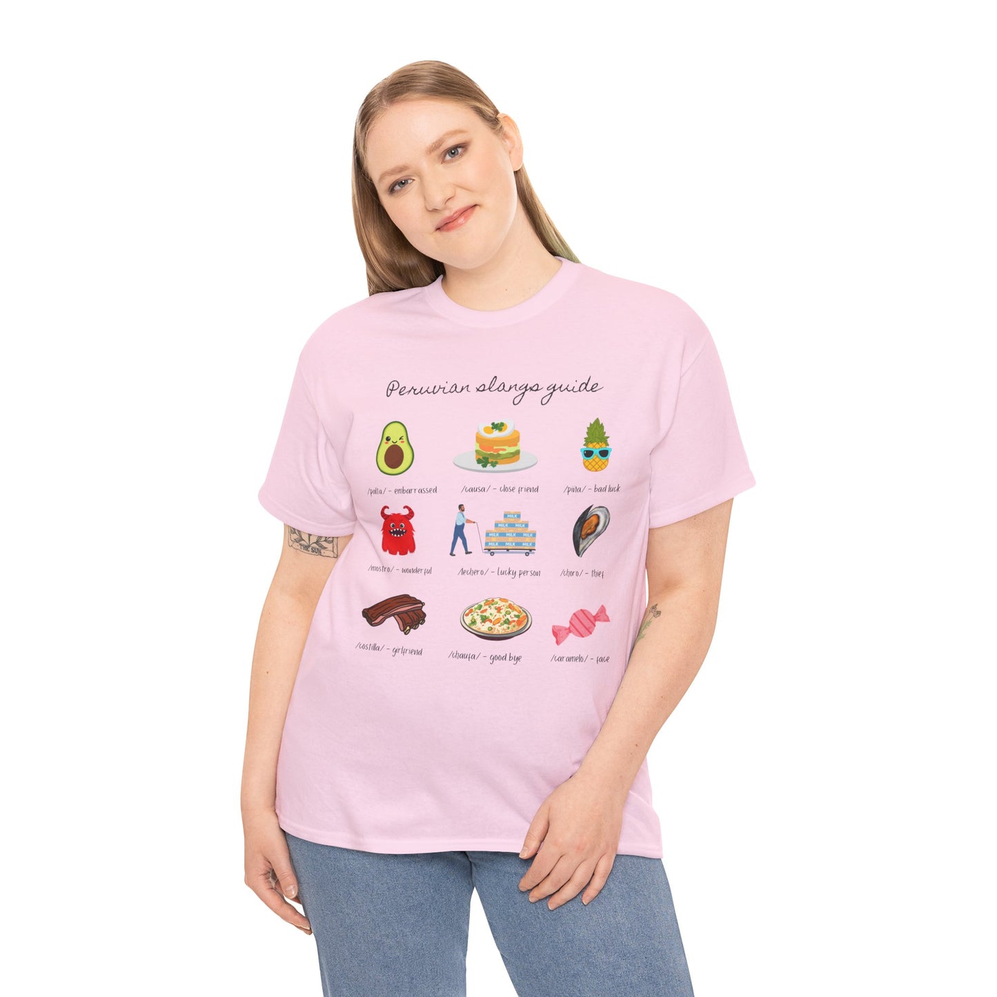 Peruvian Slang Guide Unisex Heavy Cotton Tee