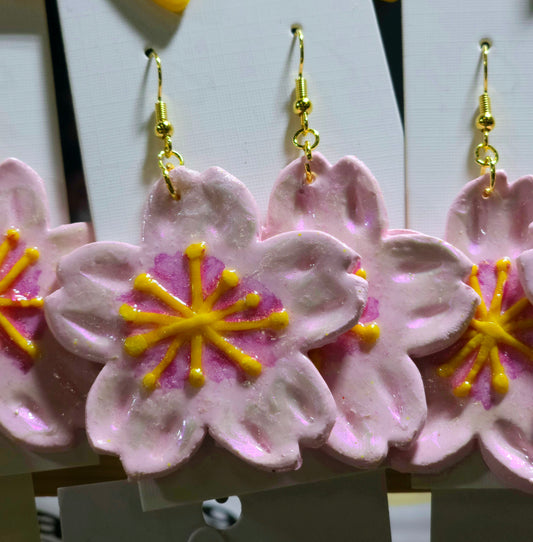 Sakura (cherry blossom) earrings