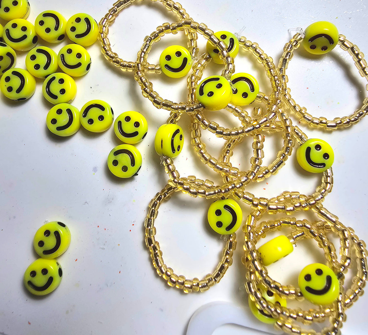 Happy Face elastic ring