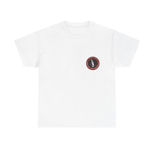 Senior Witch printed badge/Emblem front Unisex Heavy Cotton Tee