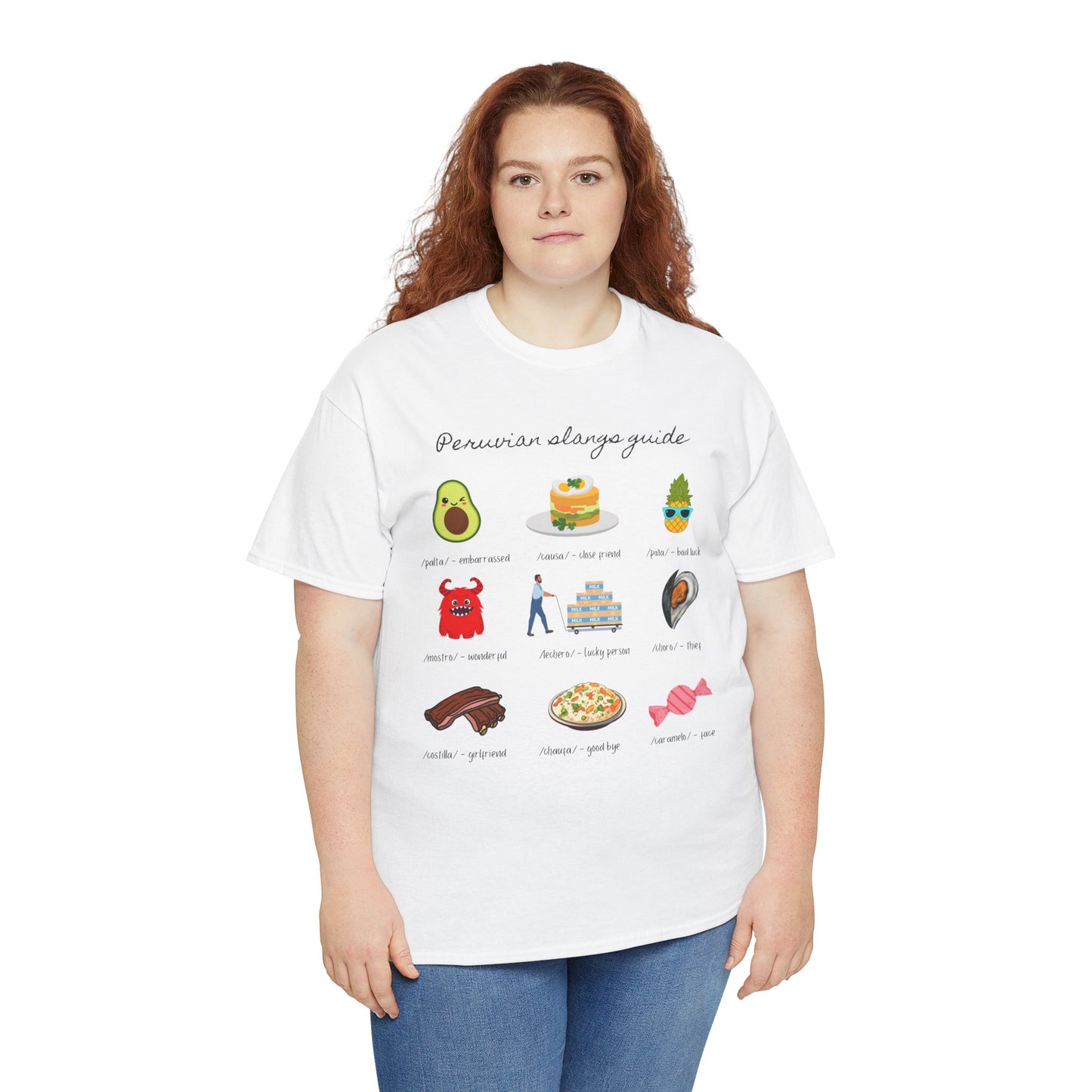 Peruvian Slang Guide Unisex Heavy Cotton Tee