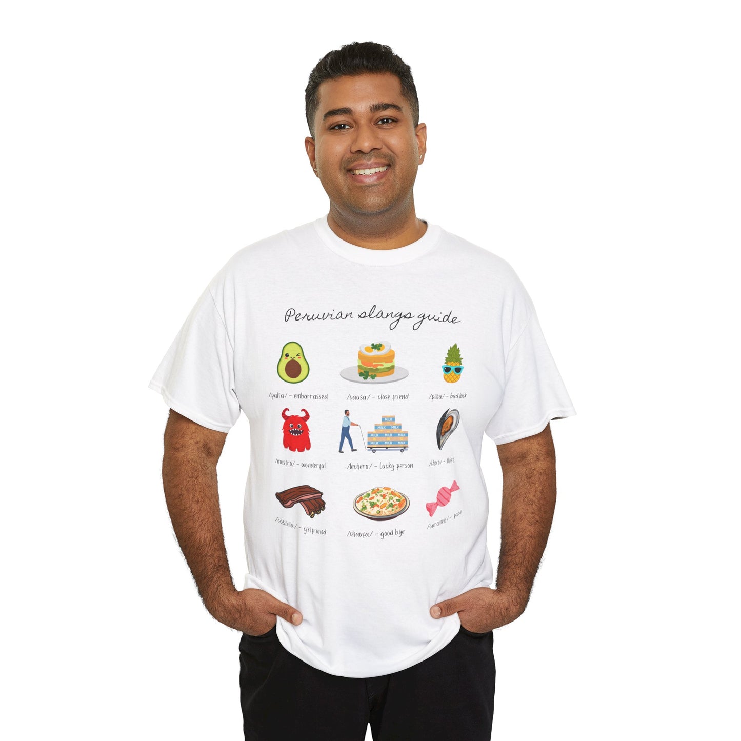 Peruvian Slang Guide Unisex Heavy Cotton Tee