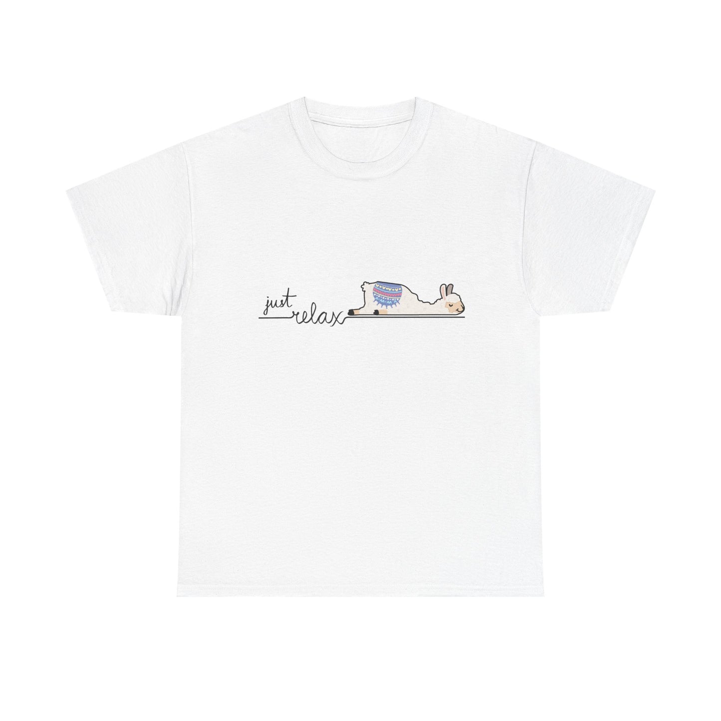 Just Relax llama 1 Unisex Heavy Cotton Tee