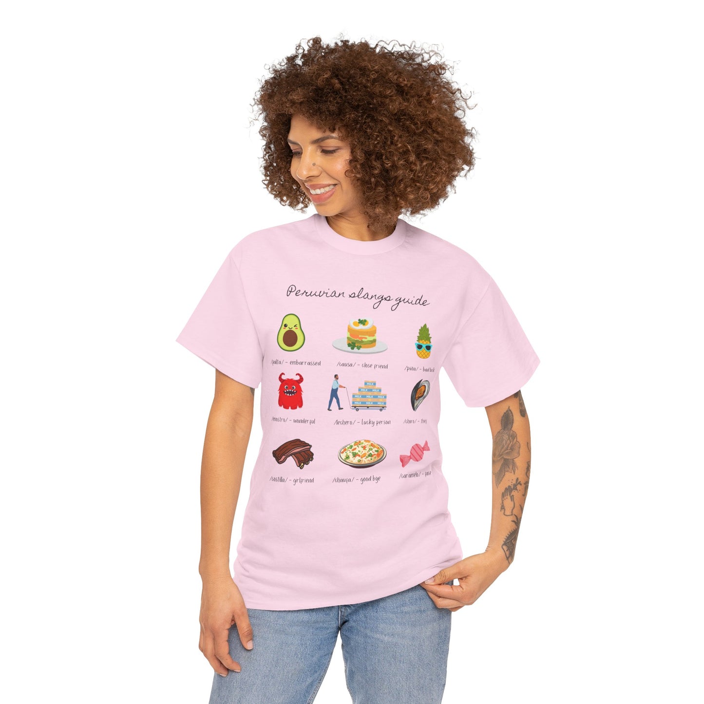 Peruvian Slang Guide Unisex Heavy Cotton Tee