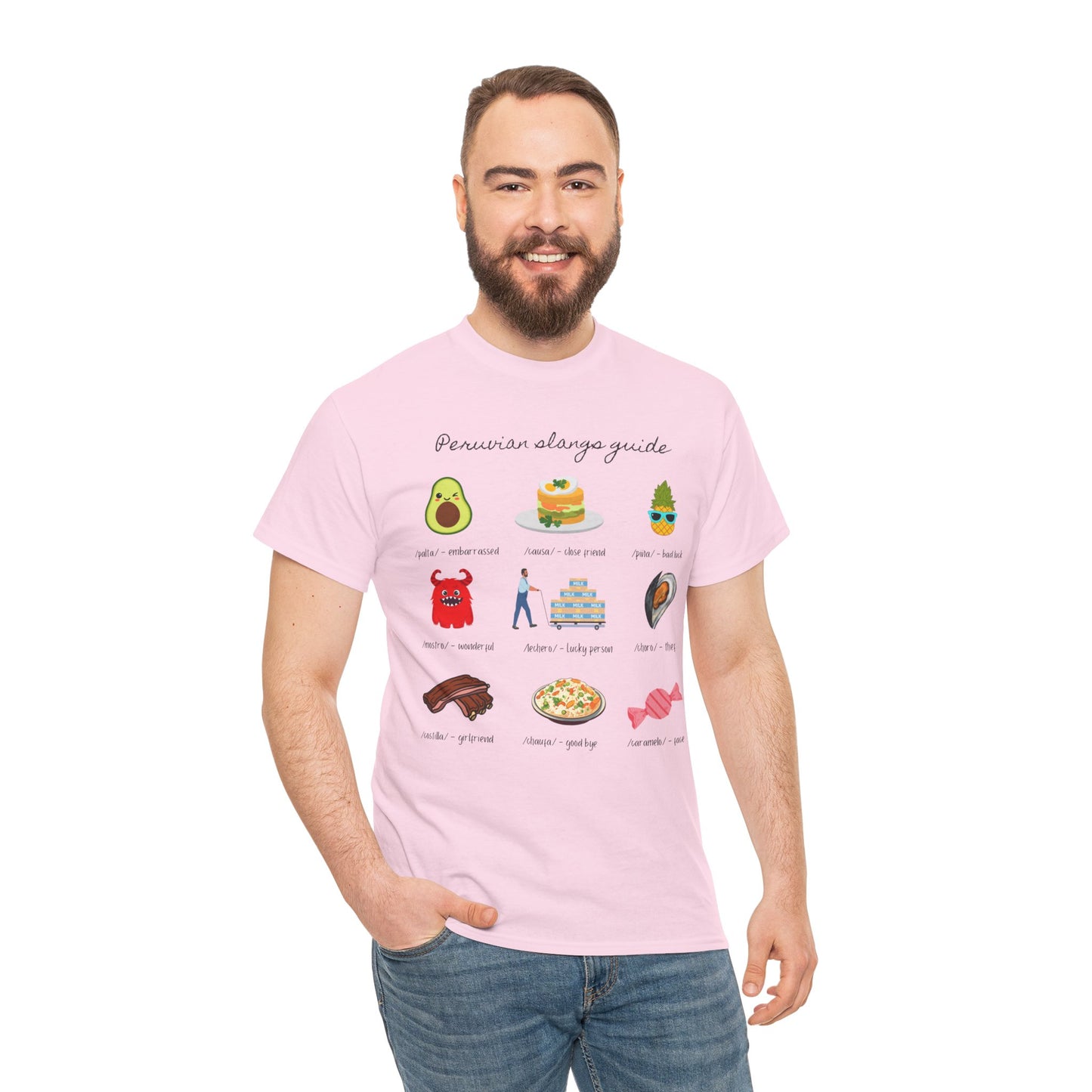 Peruvian Slang Guide Unisex Heavy Cotton Tee