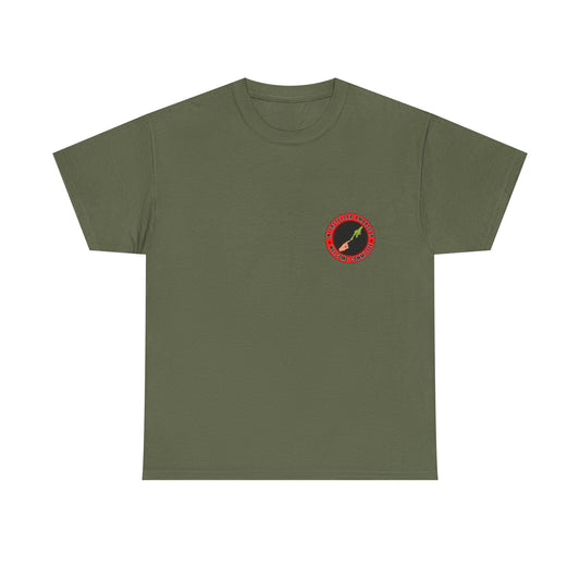 Interstellar Ambassor printed badge front/back Unisex Heavy Cotton Tee
