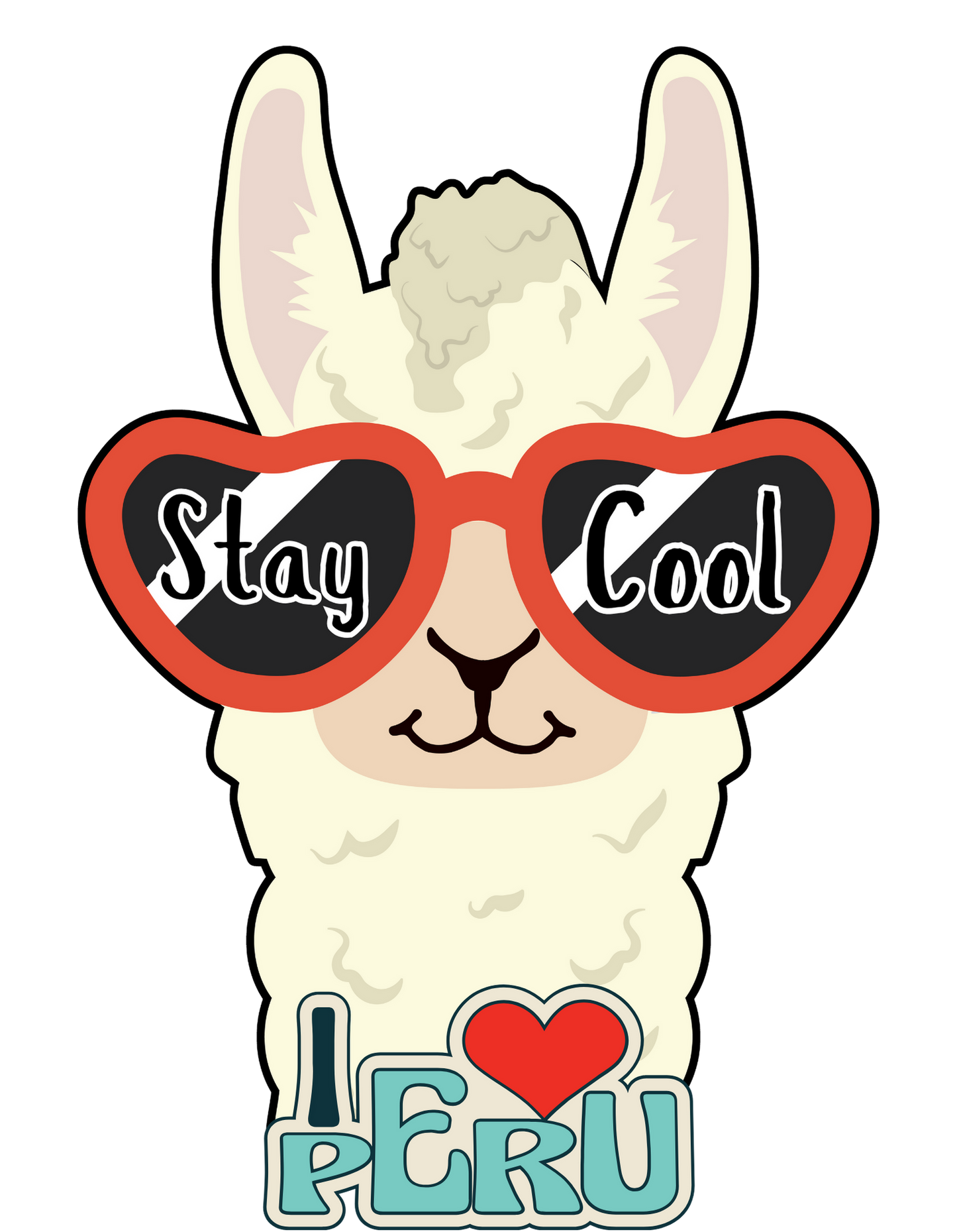 Stay Cool Llama Kids Heavy Cotton™ Tee